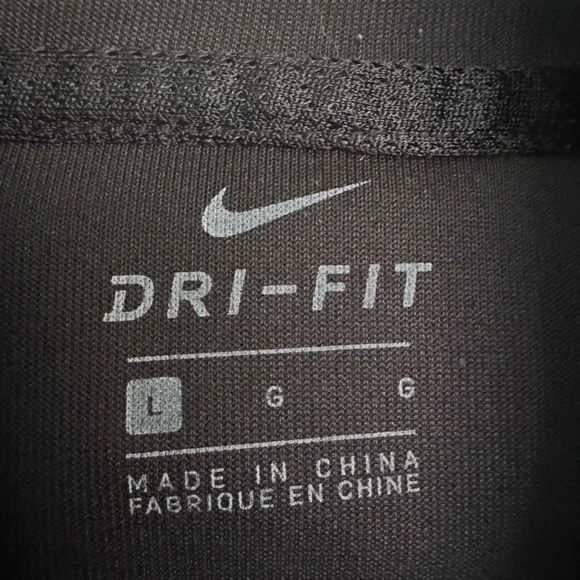 Nike Black and Gray Two-Tone Dri-Fit Short Sleeve Hoodie - Picture 5 of 6